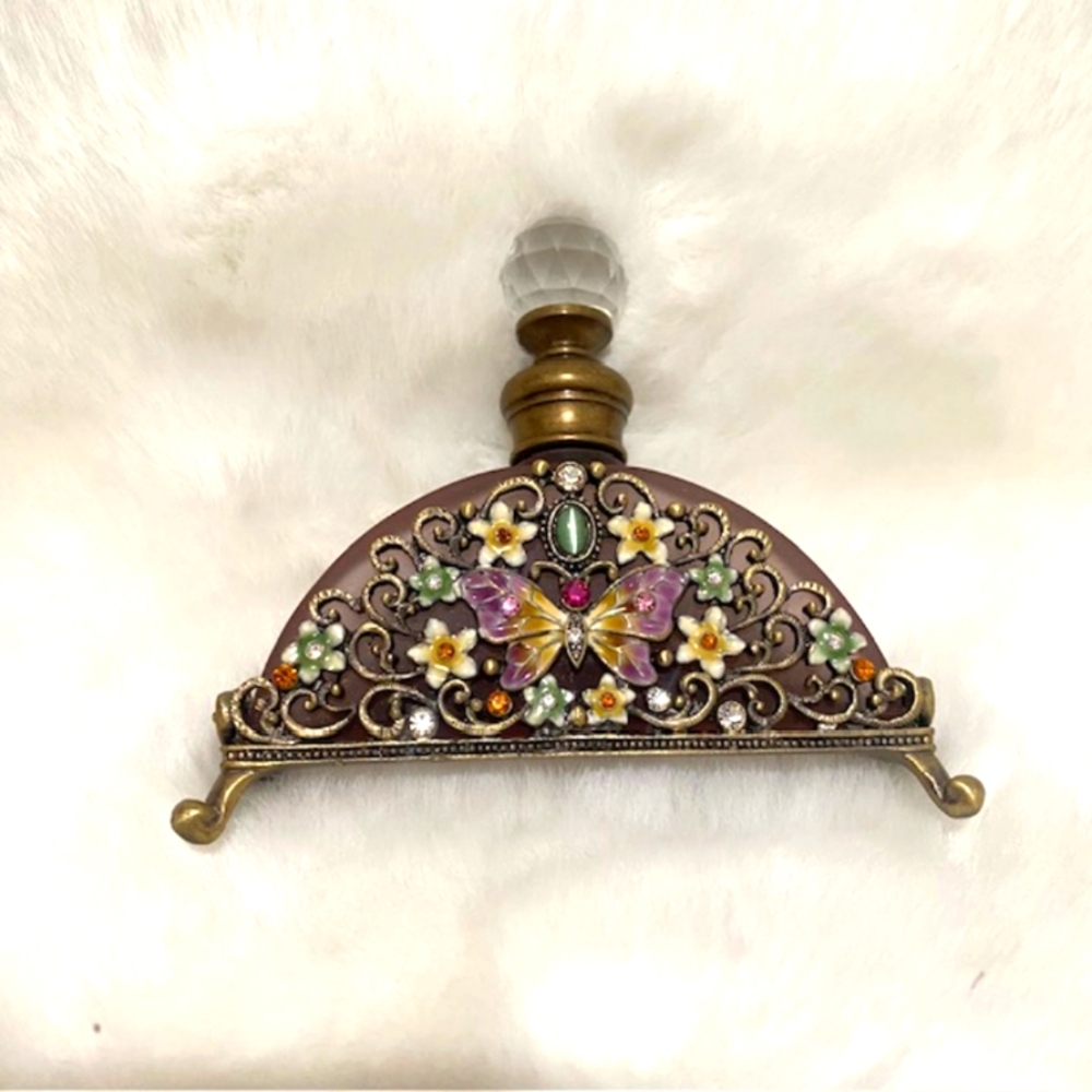 Vintage Purple Perfume Bottle